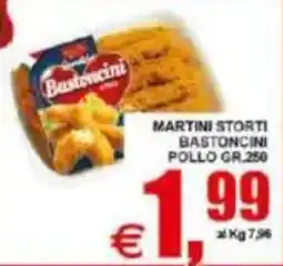 Pewex Martini storti bastoncini pollo offerta