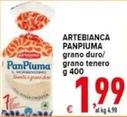 Iper Triscount Artebianca PanPiuma offerta