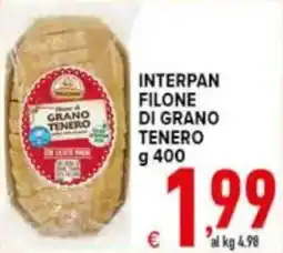 Iper Triscount Interpan filone di grano tenero offerta