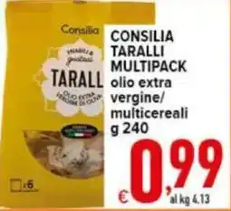 Iper Triscount Consilia taralli multipack offerta
