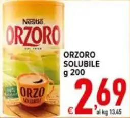 Iper Triscount Orzoro solubile Nestlé offerta
