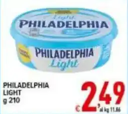 Iper Triscount Philadelphia Light offerta