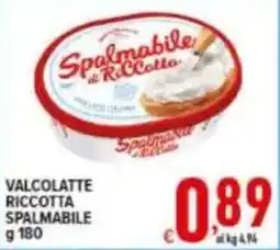 Iper Triscount Valcolatte ricotta spalmabile offerta