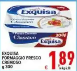 Iper Triscount Exquisa formaggio fresco cremoso offerta