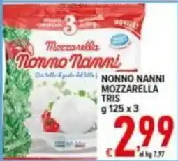 Iper Triscount Nonno Nanni Mozzarella offerta