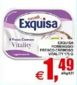 Pewex Exquisa Formaggio Fresco Cremoso Vitality offerta