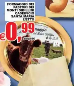 Pewex Formaggio dei pastori dei monti sibillini offerta