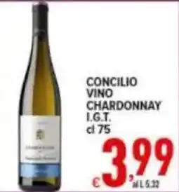 Iper Triscount Concilio vino chardonnay offerta