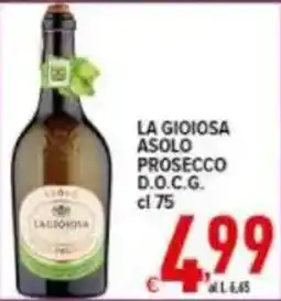 Iper Triscount La gioiosa asolo prosecco d.o.c.g. offerta