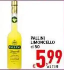 Iper Triscount Pallini limoncello offerta
