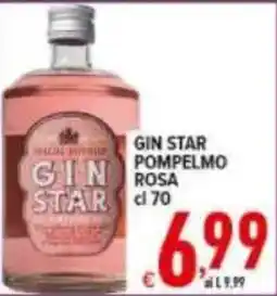 Iper Triscount Gin Star pompelmo rosa offerta