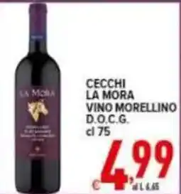 Iper Triscount Cecchi la Mora vino morellino offerta