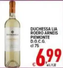 Iper Triscount Duchessa Lia Roero Arneis offerta