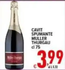 Iper Triscount Cavit spumante muller thurgau offerta