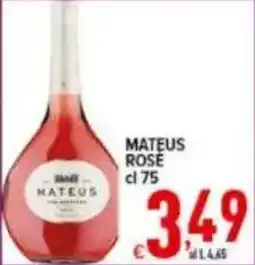 Iper Triscount Mateus rosé offerta