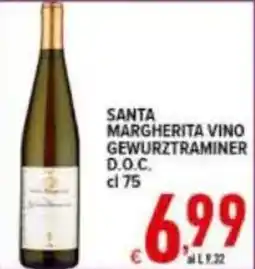 Iper Triscount Santa Margherita Vino Gewurztraminer offerta