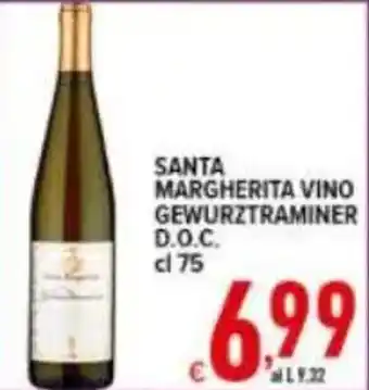 Iper Triscount Santa Margherita Vino Gewurztraminer offerta