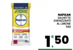 Despar Sicilia Salviette igienizzanti al limone Napisan offerta