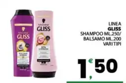 Despar Sicilia Linea Gliss Shampoo e Balsamo offerta