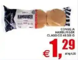 Pewex Consilia hamburger classico offerta