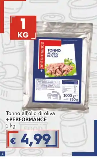 Tonno all'olio di oliva +performance