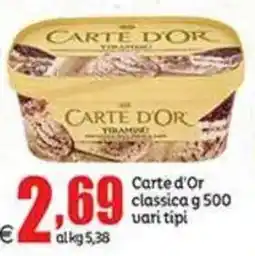 Elite Carte d'Or tiramisù offerta