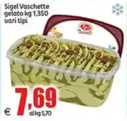 Elite Sigel Vaschette gelato offerta