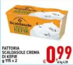 Iper Triscount Fattoria Scaldasole crema di kefir offerta