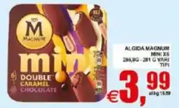 Pewex Algida Magnum mini double caramel chocolate offerta