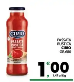 Despar Sicilia Passata rustica Cirio offerta