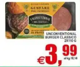 Pewex Unconventional burger classico offerta