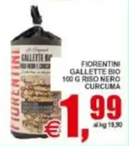 Pewex Fiorentini Gallette Bio Riso Nero e Curcuma offerta