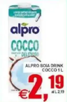 Pewex Alpro soia drink cocco offerta
