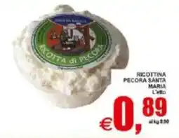 Pewex Ricottina pecora santa maria offerta
