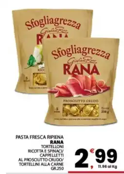Despar Sicilia Pasta fresca ripiena Rana offerta