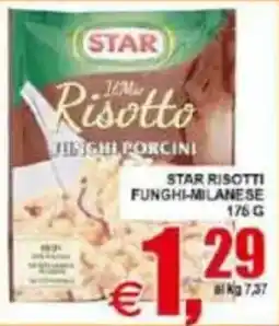 Pewex Star risotto funghi porcini offerta