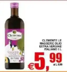 Pewex Clemente le masserie olio extra vergine italiano offerta