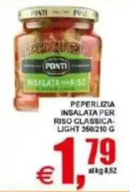 Pewex Pepelizia insalata per riso classica light offerta