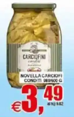 Pewex Novella carciofi conditi offerta