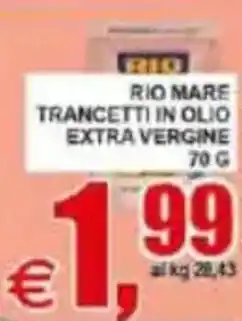 Pewex Rio Mare Trancetti in olio extra vergine offerta