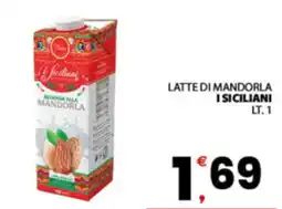 Despar Sicilia Bevanda alla mandorla I Siciliani offerta
