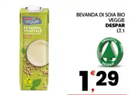 Despar Sicilia Bevanda vegetale biologica veggie Despar offerta