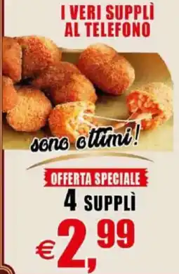 Pewex I veri supplì al telefono offerta