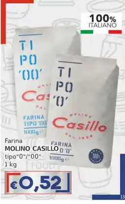 Italy Cash Farina Molino Casillo tipo "0"/"00" offerta