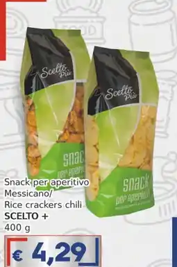 Italy Cash Scelto Più snack per aperitivo Messicano offerta