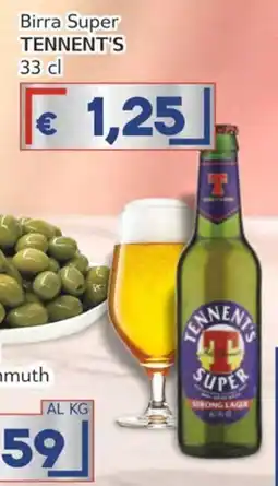 Italy Cash Birra Super Tennent's offerta