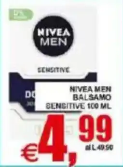 Pewex Nivea men balsamo sensitive offerta