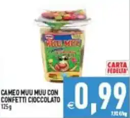 Pim Supermercati Cameo muu muu con confetti cioccolato offerta