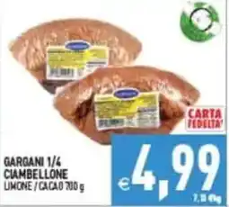 Pim Supermercati Gargani ciambellone limone cacao offerta