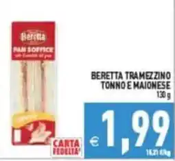 Pim Supermercati Beretta tramezzino tonno e maionese offerta